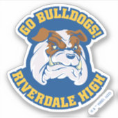Sticker Go Bulldogs - Riverdale High (Devant)