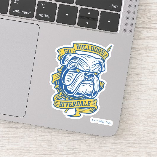Sticker Go Bulldogs - Riverdale Mascot Banner (Détail)