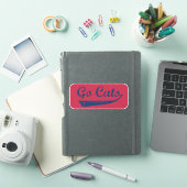 Sticker Go Cats Vintage (bleu/rouge) (Couverture iPad)