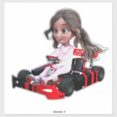Sticker Go-Kart (Feuille)