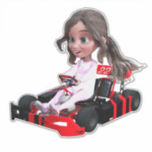 Sticker Go-Kart (Devant)