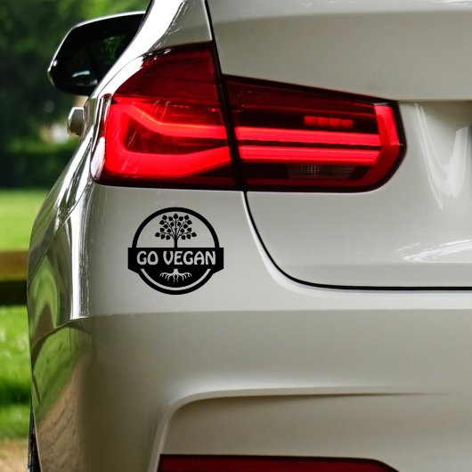 Sticker Go Vegan,