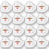 Sticker Gobelets à Café Mini Doodle Calendrier Planificate (Devant)