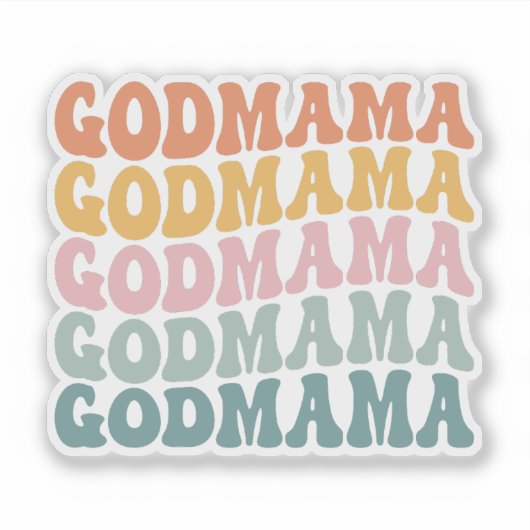 Sticker God Mama (Devant)