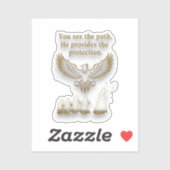 Sticker God protection (Feuille)