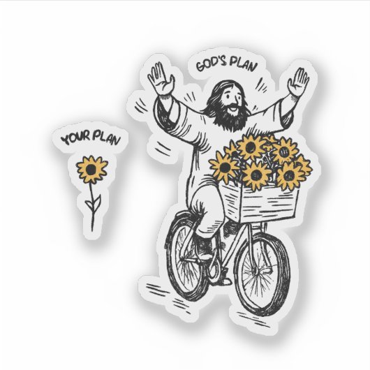 Sticker God’s Plan vs Your Plan (Devant)
