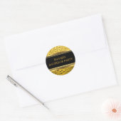Sticker Gold & Black Beer Party (Enveloppe)