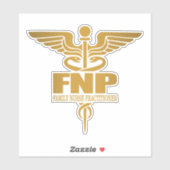 Sticker Gold Caduceus (FNP) (Feuille)