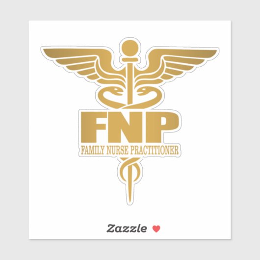 Sticker Gold Caduceus (FNP) (Feuille)