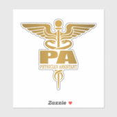 Sticker Gold Caduceus (PA) (Feuille)