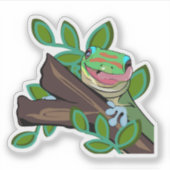 STICKER GOLD DUST DAY GECKO (Devant)