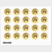 Sticker Gold Foil Arrière - plan Joy Holiday (Feuille)