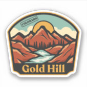 Sticker Gold Hill, Colorado (Devant)