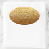 Sticker Gold International Weihnachten Navidad O (Sac)