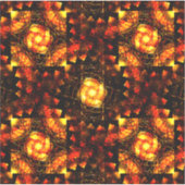 Sticker Gold Modern Boho Elegant Abstract Art Pattern #506 (Devant)