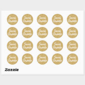 Sticker Gold Parties scintillant Favoriser (Feuille)