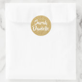 Sticker Gold Parties scintillant Favoriser (Sac)
