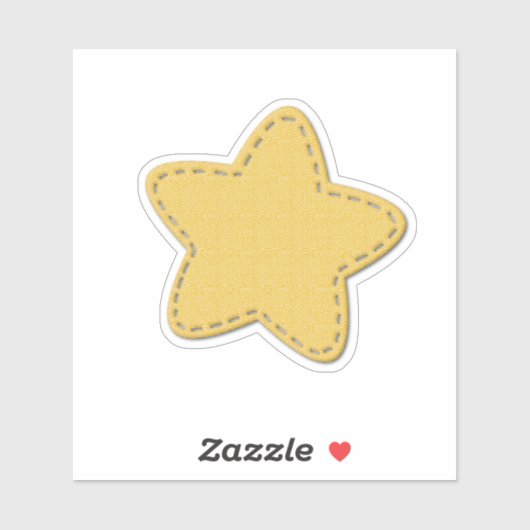 Sticker Gold Star (Feuille)