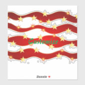 Sticker Gold Stars Ciel de Noël Thunder_Cove (Feuille)