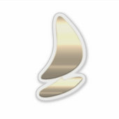Sticker Gold Surfing (Devant)