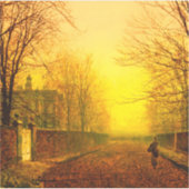 Sticker Golden Autumn John Atkinson Grimshaw (Devant)