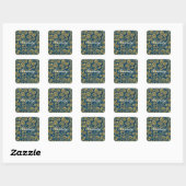 Sticker Golden Blue Elegance (Feuille)