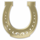 Sticker Golden horseshoe (Devant)