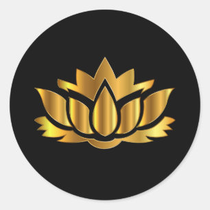 Sticker Golden Lotus