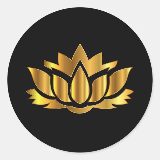 Sticker Golden Lotus (Devant)