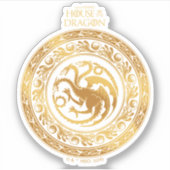 Sticker Golden Targaryen Crest (Devant)