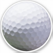 Sticker Golf Ball Sports Photographie Golfer (Recto)