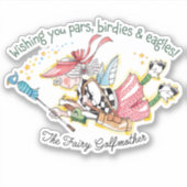 Sticker Golf Inspiration Fairy Golfmère Coupé (Devant)