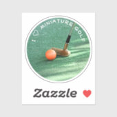 Sticker Golf miniature (Feuille)