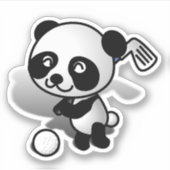 Sticker Golf Panda Sports (Devant)