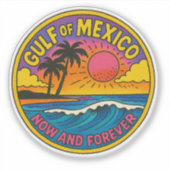 Sticker Golfe du Mexique maintenant et l'art océanique (Devant)