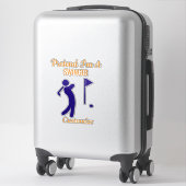 Sticker Golfeur Swinging Thunder_Thunder_Cove (Sur valise)