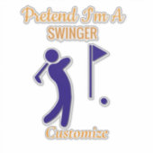 Sticker Golfeur Swinging Thunder_Thunder_Cove (Devant)