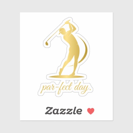 Sticker golfeurs modernes (Feuille)