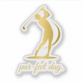 Sticker golfeurs modernes (Devant)