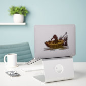 Sticker GOLLUM™ dans un arbre (Ordinateur portable sur le bureau)