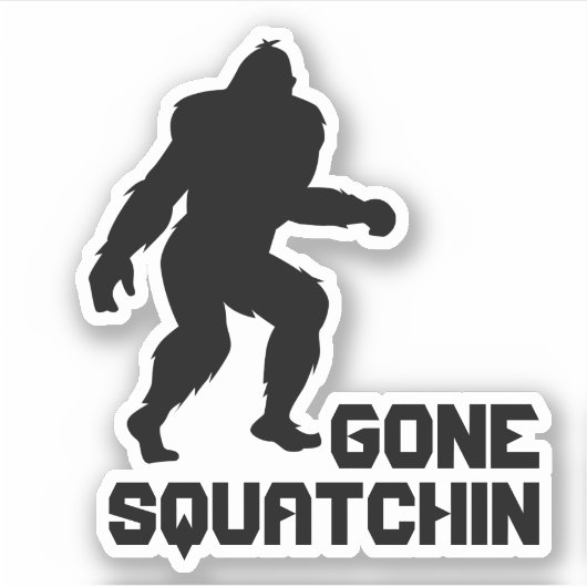 Sticker Gone Squatchin (Devant)