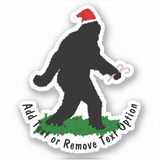 Sticker Gone Squatchin' Christmas (Devant)