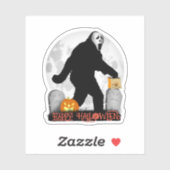 Sticker Gone Squatchin' Halloween (Feuille)