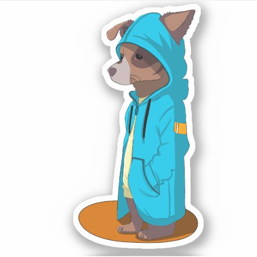 Sticker Goober le chien (Devant)