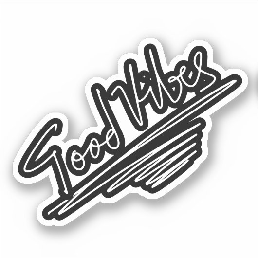 Sticker Good Vibes (Devant)