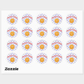 Sticker Good Vibes Round (Feuille)