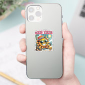 Sticker Good Vibes - Sunshine - Été rétro (Téléphone)