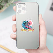 Sticker Good Vibes - Surf - Vibes d'été (Téléphone)
