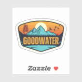 Sticker Goodwater, Alabama (Feuille)