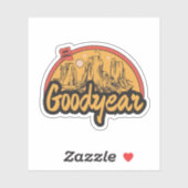 Sticker Goodyear, Arizona (Feuille)